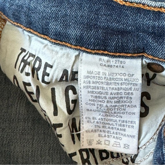 True Religion Halle Distressed Super Skinny Jeans - Picture 7 of 13